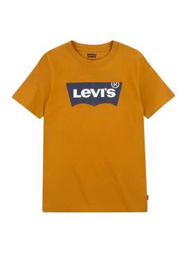 Camiseta Levis Batwing Camel Para Niño