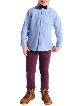 Pantalón Mayoral Pana Granate Para Niño