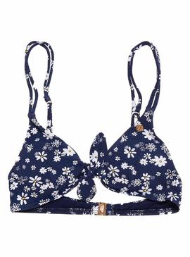 Top Bikini Superdry Azul Mujer