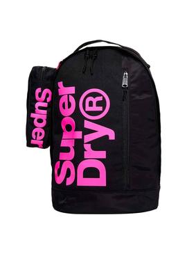 Mochila Superdry Academy Negro Para Mujer