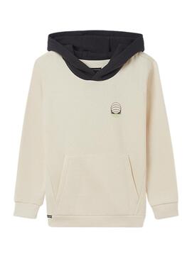 Sudadera Mayoral Gráfica  Beige Para Niño