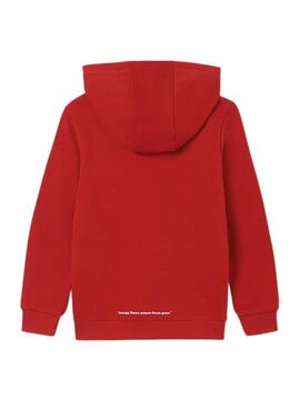 Sudadera Mayoral Gráfica Roja Para Niño