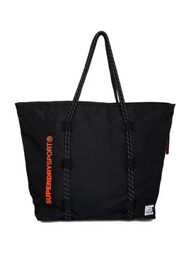 Bolso Superdry Tote Negro Mujer