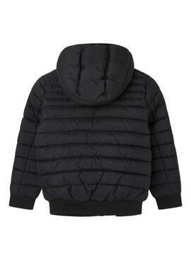 Chaqueta Pepe Jeans Greystoke Acolchada Negra Niño