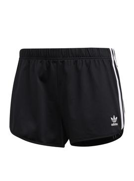 Hazlo pesado Engreído cayó Short Adidas 3 STR Negro Para Mujer