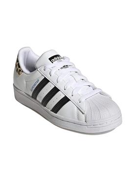 Zapatillas Adidas Superstar J Blancas Para Niña