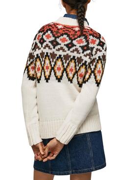 Jersey Pepe Jeans Besta Jacquard Para Mujer