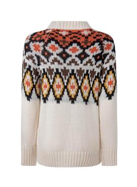 Jersey Pepe Jeans Besta Jacquard Para Mujer