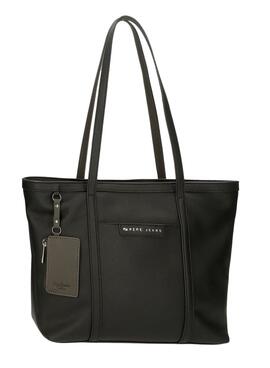 Bolso Pepe Jeans Tote Piere ÇNegro Para Mujer