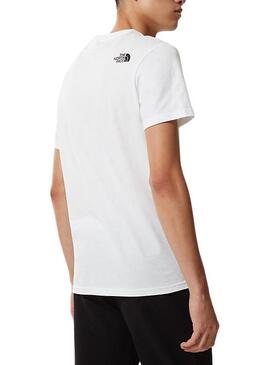 Camiseta The North Face Basic Blanco para Hombre