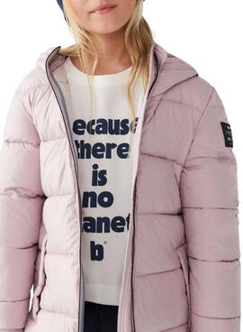 Abrigo Ecoalf Marangualf Rosa para Niña