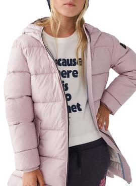Abrigo Ecoalf Marangualf Rosa para Niña