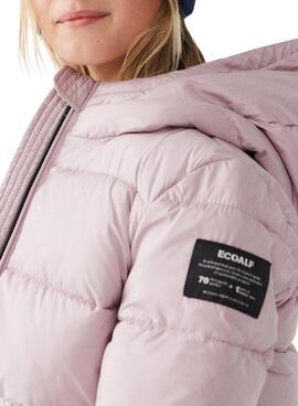 Abrigo Ecoalf Marangualf Rosa para Niña