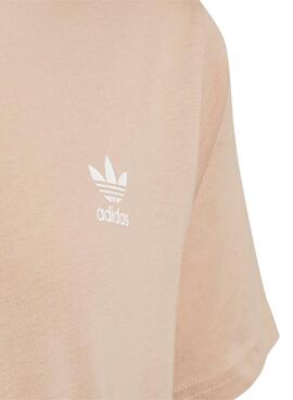 Camiseta Adidas Originals Beige Para Niño y Niña