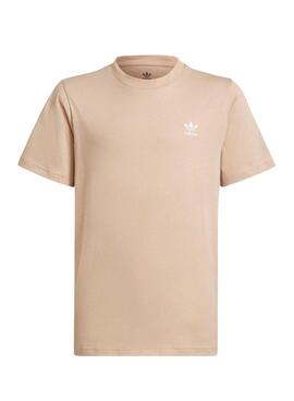 Camiseta Adidas Originals Beige Para Niño y Niña