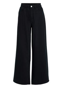 Pantalón Vaquero Vila Widey Negro Para Mujer