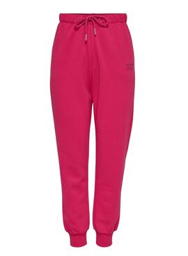 Pantalón Only Cooper Chándal Fucsia Para Mujer