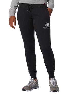 Pantalon New Balance Jogger Negro para Mujer