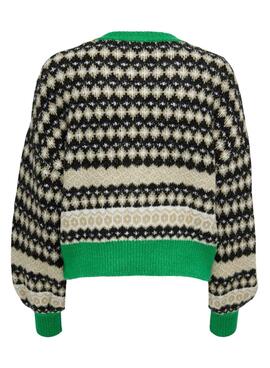 Chaqueta Only Madea Cardigan Verde Para Mujer