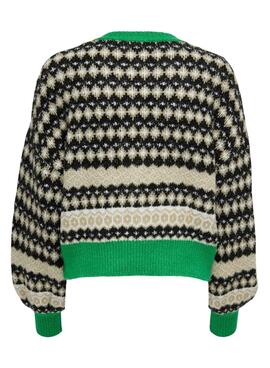 Chaqueta Only Madea Cardigan Verde Para Mujer