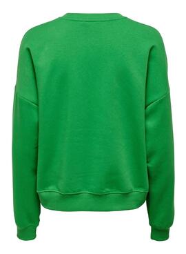 Sudadera Only Ottoline 1995 Verde Para Mujer