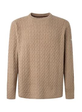 Jersey Pepe Jeans New Jules Beige para Hombre