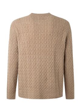 Jersey Pepe Jeans New Jules Beige para Hombre