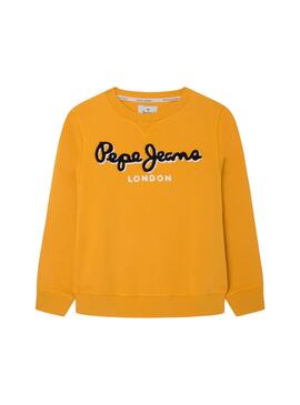 Sudadera Pepe Jeans Lamonty Amarilla Para Niño