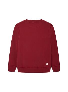 Sudadera Pepe Jeans Lamonty Roja Para Niño