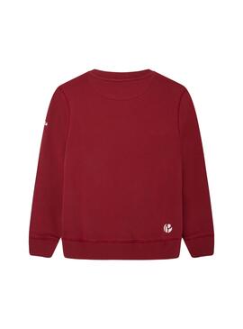 Sudadera Pepe Jeans Lamonty Roja Para Niño