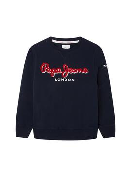  Sudadera Pepe Jeans Lamonty Marina Para Niño