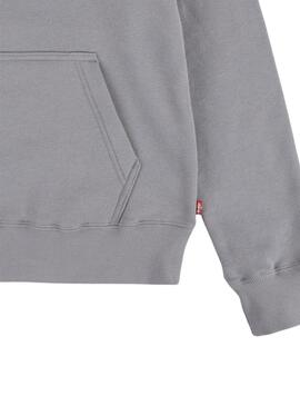 Sudadera Levis Batwing Fill Gris Para Niño