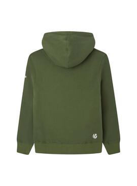 Sudadera Pepe Jeans Lamonty Capucha Verde Niño