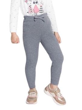 Leggings Mayoral Tricot Gris Para Niña