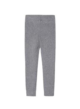 Leggings Mayoral Tricot Gris Para Niña