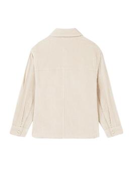 Sobrecamisa Mayoral Pana Beige Para Mujer