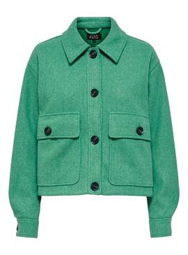 Chaqueta Only Lemma Short Verde Para Mujer