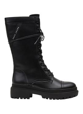 Botas Pepe Jeans Bettle Urban Negras Para Mujer