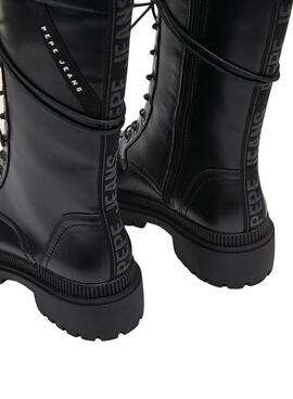 Botas Pepe Jeans Bettle Urban Negras Para Mujer