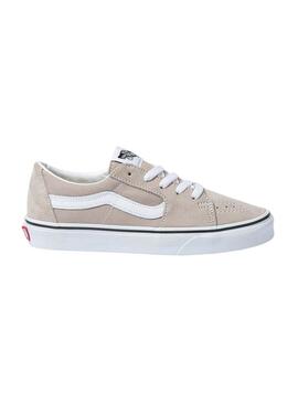 Zapatillas Vans Ua Sk8 Low Beige Para Mujer