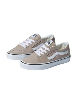 Zapatillas Vans Ua Sk8 Low Beige Para Mujer