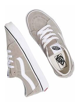 Zapatillas Vans Ua Sk8 Low Beige Para Mujer