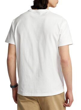 Camiseta Polo Ralph Lauren Sport Blanca Hombre