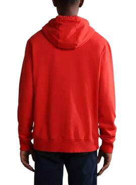 Sudadera Napapijri Balis Roja Para Hombre