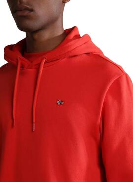 Sudadera Napapijri Balis Roja Para Hombre