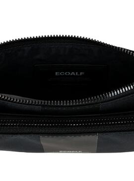 Cartera Ecoalf 2 Pocket Negra Para Mujer