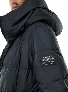 Chaqueta Ecoalf Manlie Acolchada Negra Para Mujer