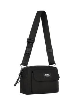 Bolso Ecoalf Pepita Bandolera Negra para Mujer