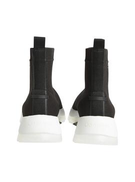 Zapatillas Calvin Klein Calcetín Negras Para Mujer