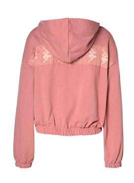 Sudadera Kappa Vajolet Rosa Para Mujer